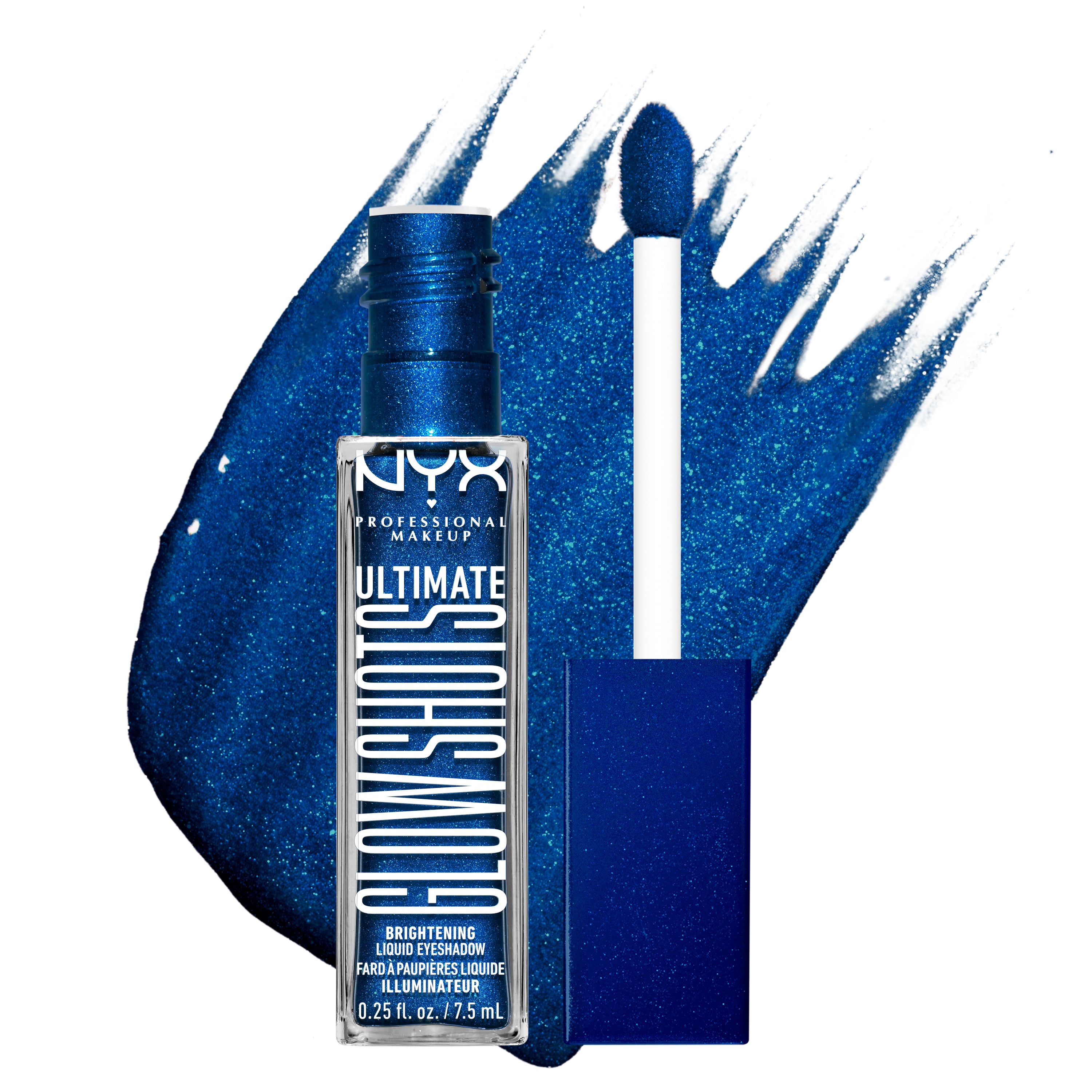 NYX Professional Makeup Liquid Eyeshadowultimate Glow Shot  Blueberry Bank
